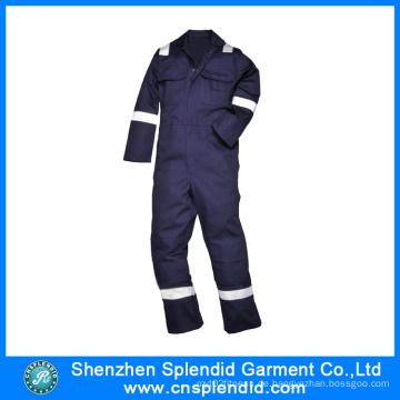 Guangdong Arbeit Uniform Design Navy Blau Anti-Static Overalls